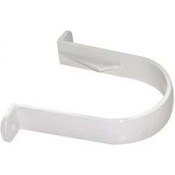 White Round Downpipe Bracket