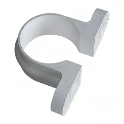 68mm White Round Classic Downpipe Clips - With Lugs (RC4W) 68mm White Round Classic Downpipe Clips - With Lugs (RC4W)