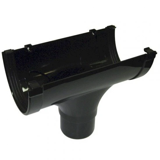 Xtraflo 170mm Gutter Running Outlet - Black