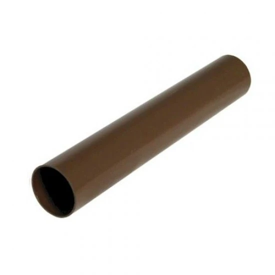 2Mtr x 50mm Miniflo Downpipe Brown