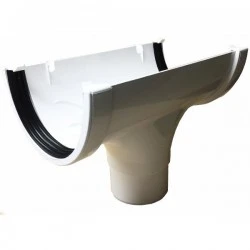 Xtraflo 170mm Gutter Running Outlet - White