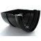 200mm Hunter Stormflo Guttering Stop end Black