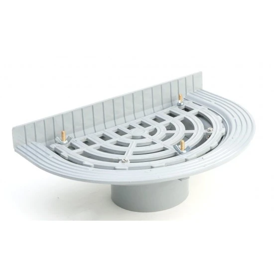 Balcony Outlet to fit on to an110mm pipe. Grey Only Hunter RV196