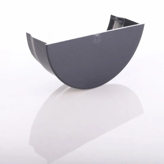 Dark Grey Round Internal Stop End