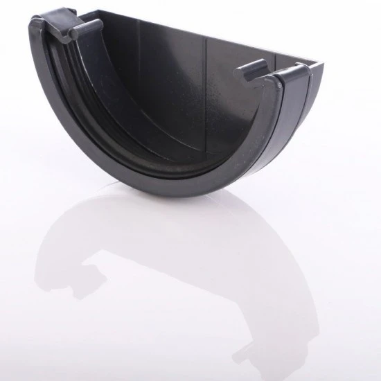 Dark Grey Round External Stop End 