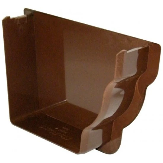 Mahogany Ogee Niagara Internal Gutter Stop End - Right Hand