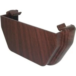 Mahogany Square External Gutter Stop End Mahogany Square External Gutter Stop End