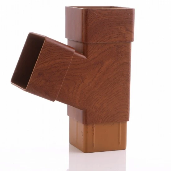 Golden Light Oak Downpipe Branch