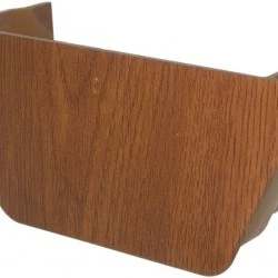 Golden Light Oak Square Internal Gutter Stop End