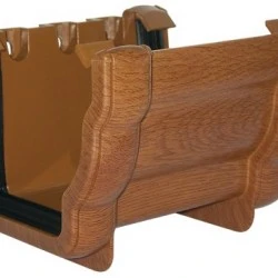 Golden Light Oak Ogee Niagara Gutter Union Bracket Golden Light Oak Ogee Niagara Gutter Union Bracket
