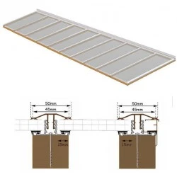 3.5 m Long x 10 m Wide Polycarbonate Roof Kit 
