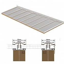 5 m Long x 5.6 m Wide