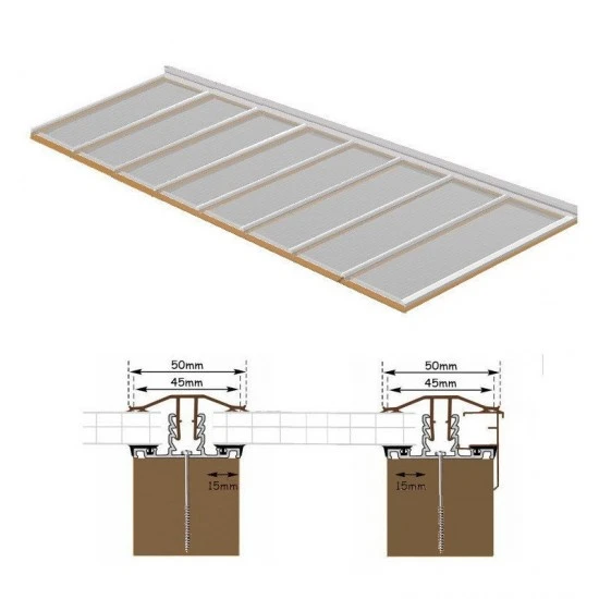 2.5 m long x 8 m Wide Polycarbonate Roof Kit 2.5 m long x 8 m Wide Polycarbonate Roof Kit