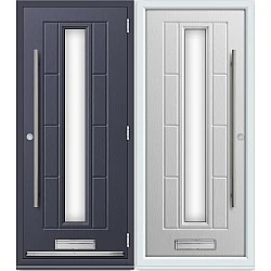 Anthracite Grey Misted Glass