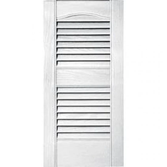 White Cathederal Open Louvre 14.5 inch 370mm wide