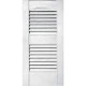 White Cathederal Open Louvre 14.5 inch 370mm wide