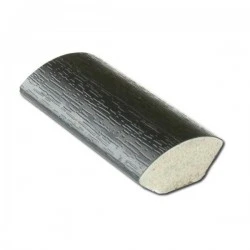 19mm Quadrant Trim uPVC - Black Ash