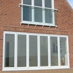 UPVC Double Glazed Made to measure Bi-fold 6 Pane Folding Door