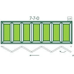 UPVC Double Glazed Made to measure Bi-fold 