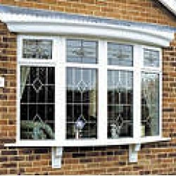 1.8-metre Bay Window Canopy GRP White 