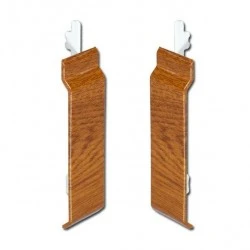 Light Oak uPVC Open-V Cladding Joint Covers 100mm Light Oak uPVC Open-V Cladding Joint Covers 100mm