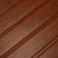 Golden oak shiplap cladding