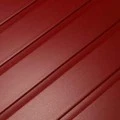 Red shiplap cladding