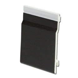 Black Ash uPVC Open-V Cladding 100mm