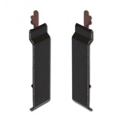 Black Ash uPVC Open-V Joint Covers 100mm