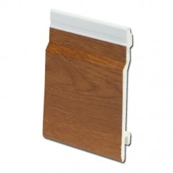 Light Oak uPVC Open-V Cladding 100mm Light Oak uPVC Open-V Cladding 100mm