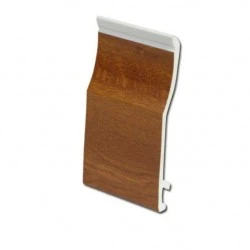 Light Oak 150mm uPVC Shiplap Cladding Sample
