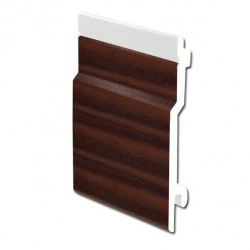 Mahogany uPVC Open-V Cladding 100mm Mahogany uPVC Open-V Cladding 100mm