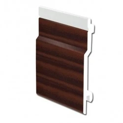 Mahogany uPVC Open-V Cladding 100mm Mahogany uPVC Open-V Cladding 100mm