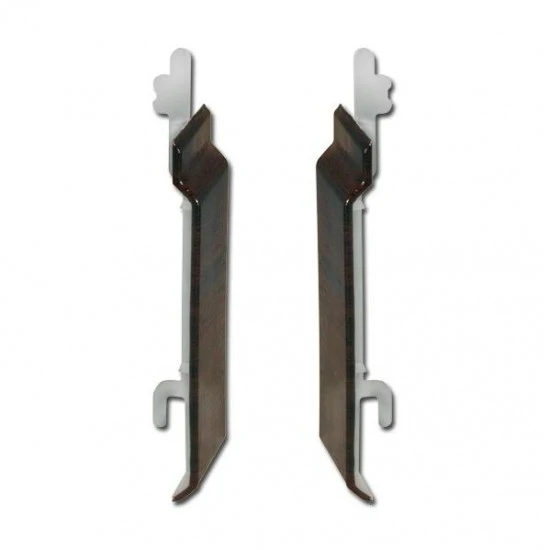 Mahogany uPVC Open-V Joint Covers 100mm