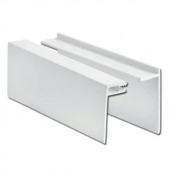 White uPVC 2 Part U-Channel Trim White uPVC 2 Part U-Channel Trim