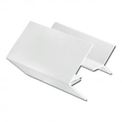 White uPVC 2 Part External Corner Trim White uPVC 2 Part External Corner Trim