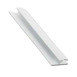 White 16mm H-Section