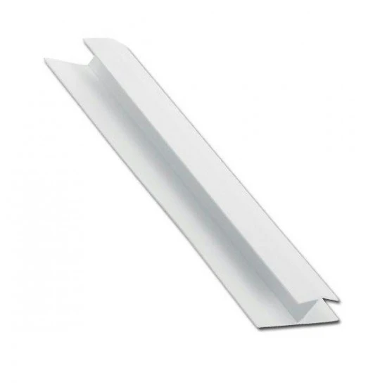White 16mm H-Section White 16mm H-Section