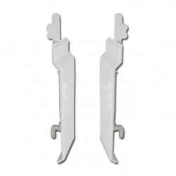 White Open v Cover Joint 100mm