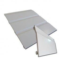 uPVC Shiplap Cladding White (5m) x 150mm