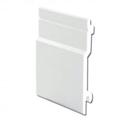 White uPVC Open V Cladding 100mm White uPVC Open V Cladding 100mm