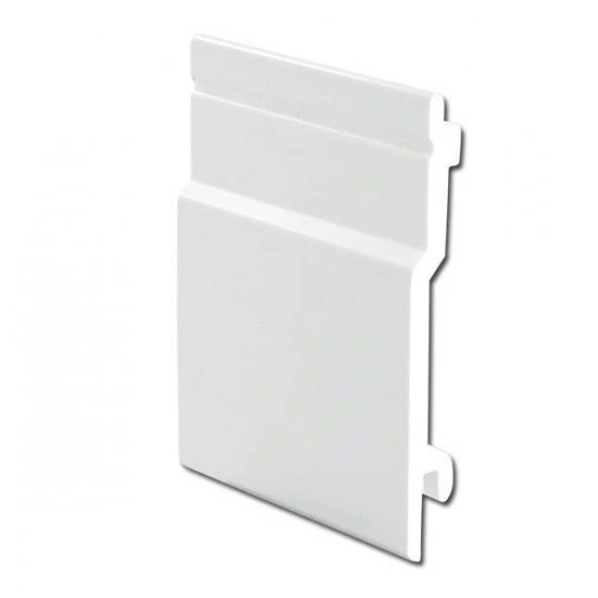 White uPVC Open V Cladding 100mm