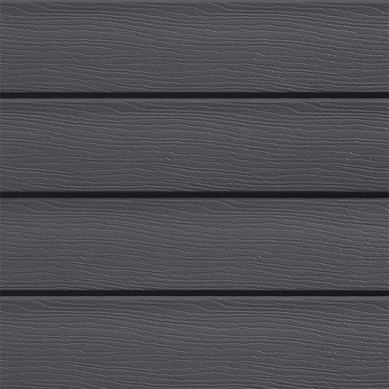 Durasid Anthracite Grey (RAL 7016) Embossed Double Siding 333mm 5-metre Length