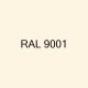 Durasid Cream (RAL 9001) PVC 2-Part Edge Trim 3-metre Length