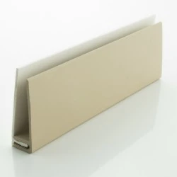 Durasid White (RAL 9010) PVC 2-Part Edge Trim 3-metre Length