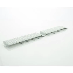 Durasid White (RAL 9010) Shiplap Butt Joint 333mm for Double Sidings