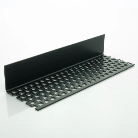 Durasid Vent Strip Ventilation Profile Only in Black 2.5m Length