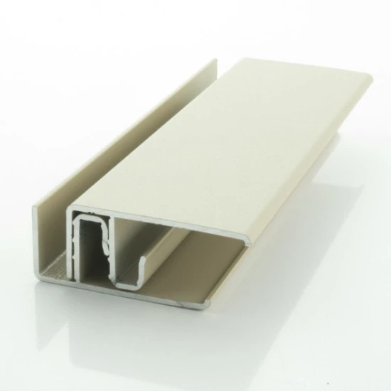 Durasid Cedar (CD) Two-Part Lacquered Aluminium Edge Trim 3-metre Length