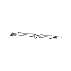 Durasid Cream (RAL 9001) Invisible Vertical Connector