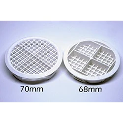 White Soffit Vents 68mm Round Disc